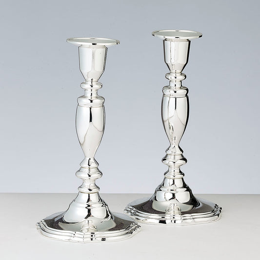Silverplated Candlesticks Set - 7"