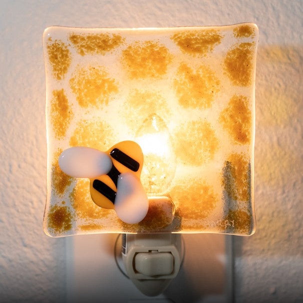 Glass Fused "Bee" NightLight