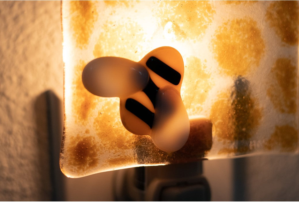 Glass Fused "Bee" NightLight