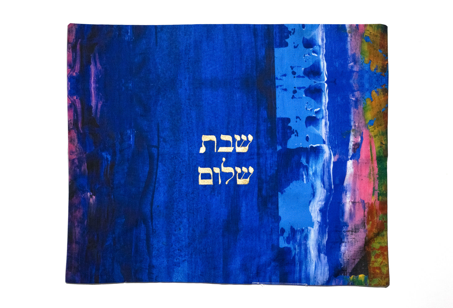 challah cover with shabbat shalom
