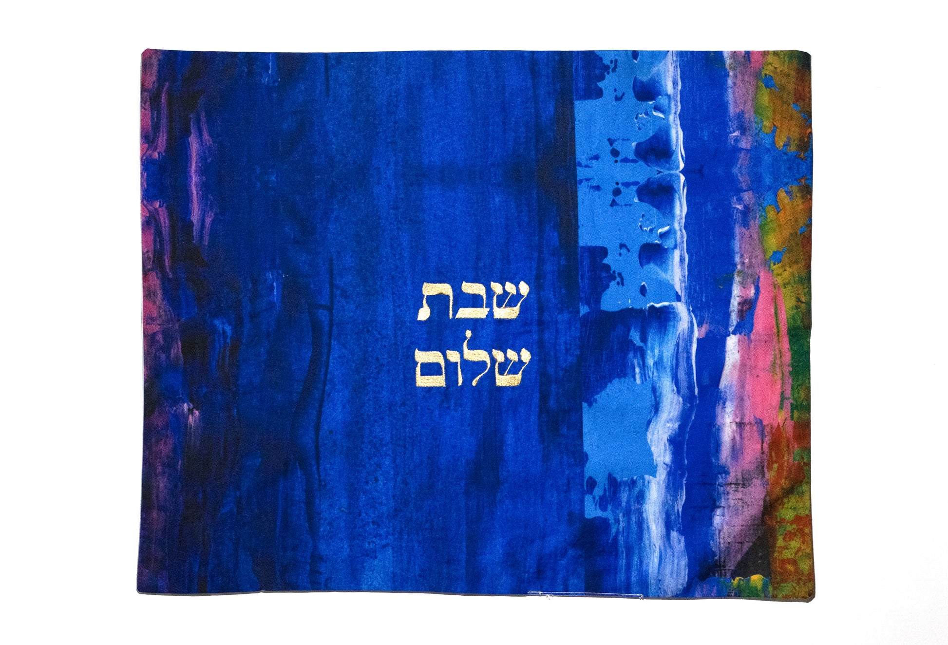 challah cover with shabbat shalom