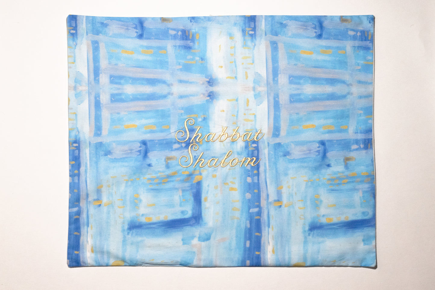 challah cover with shabbat shalom