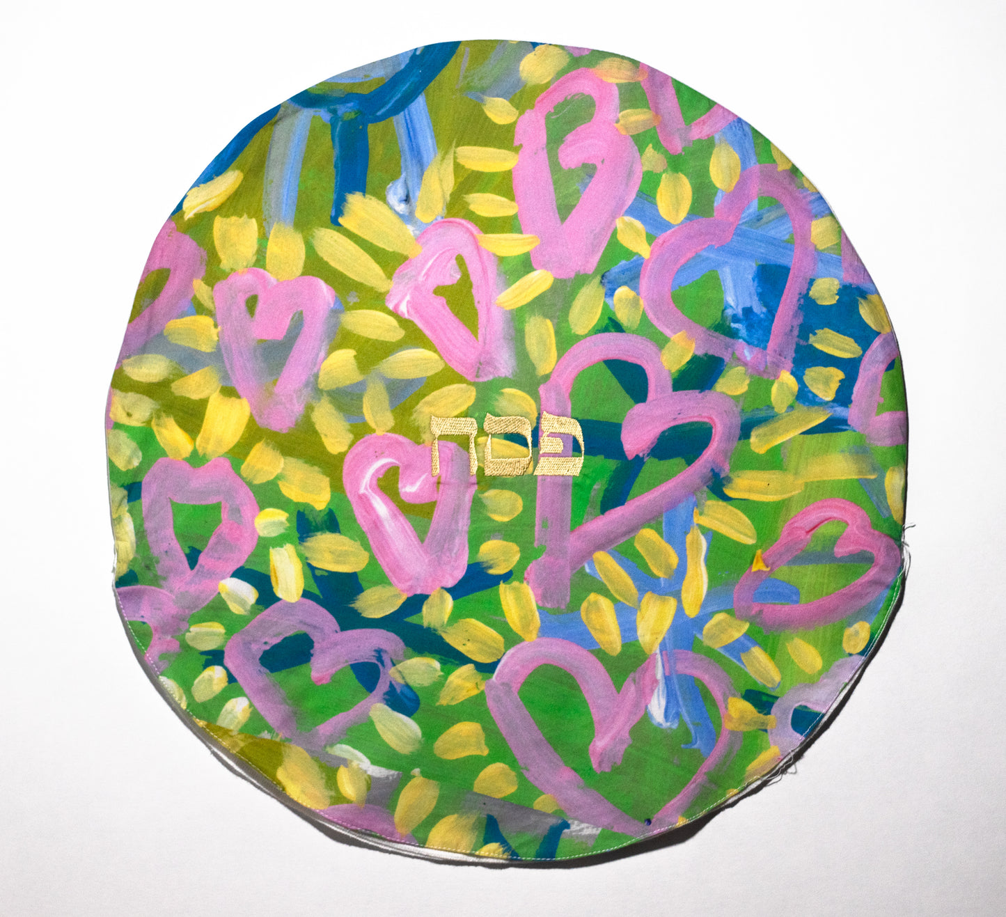 matzah cover with pesach hebrew