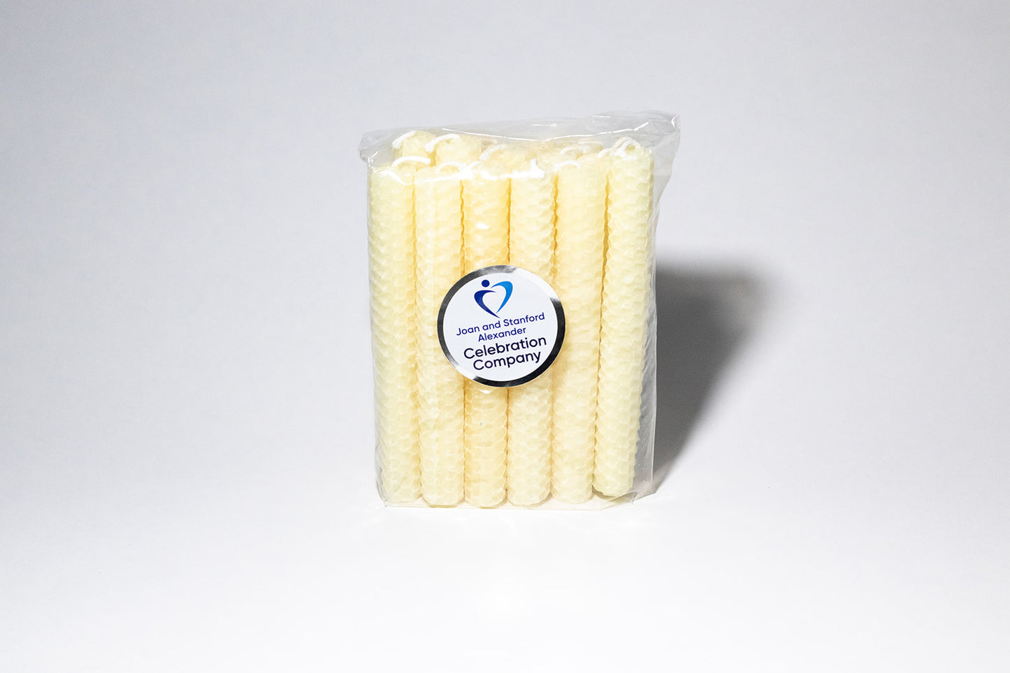 Package of 16 Summer Shabbat candles in clear package