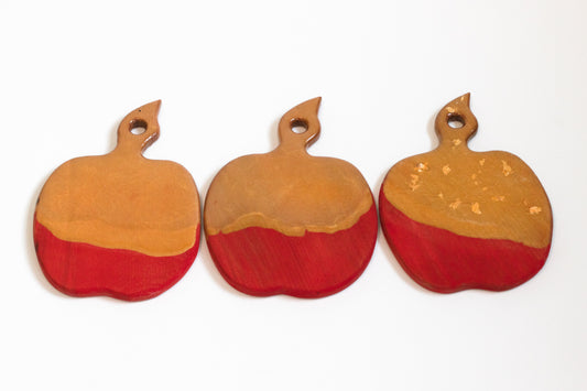 apple shaped cutting boards