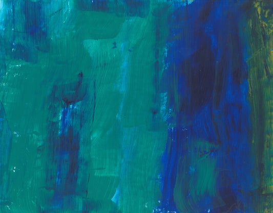 blues transitioning to green