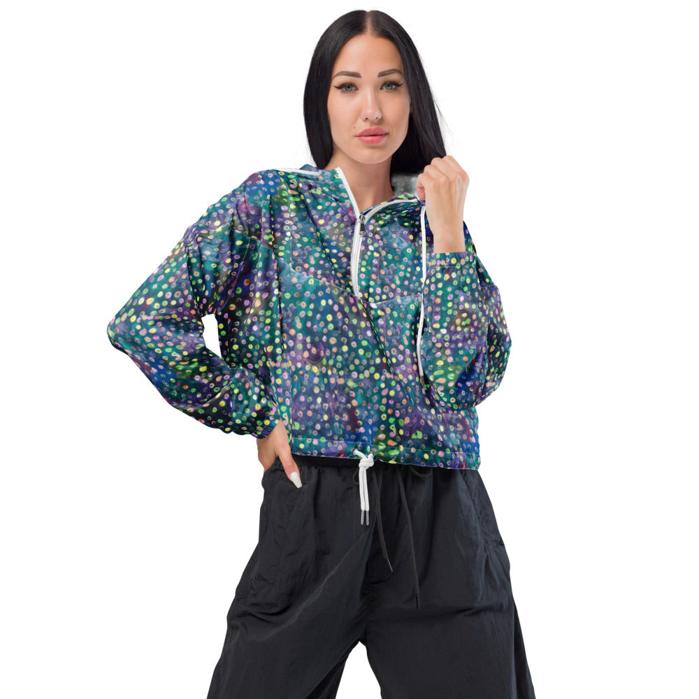 Cropped Windbreaker Art Jacket by Maggie * Limited Edition