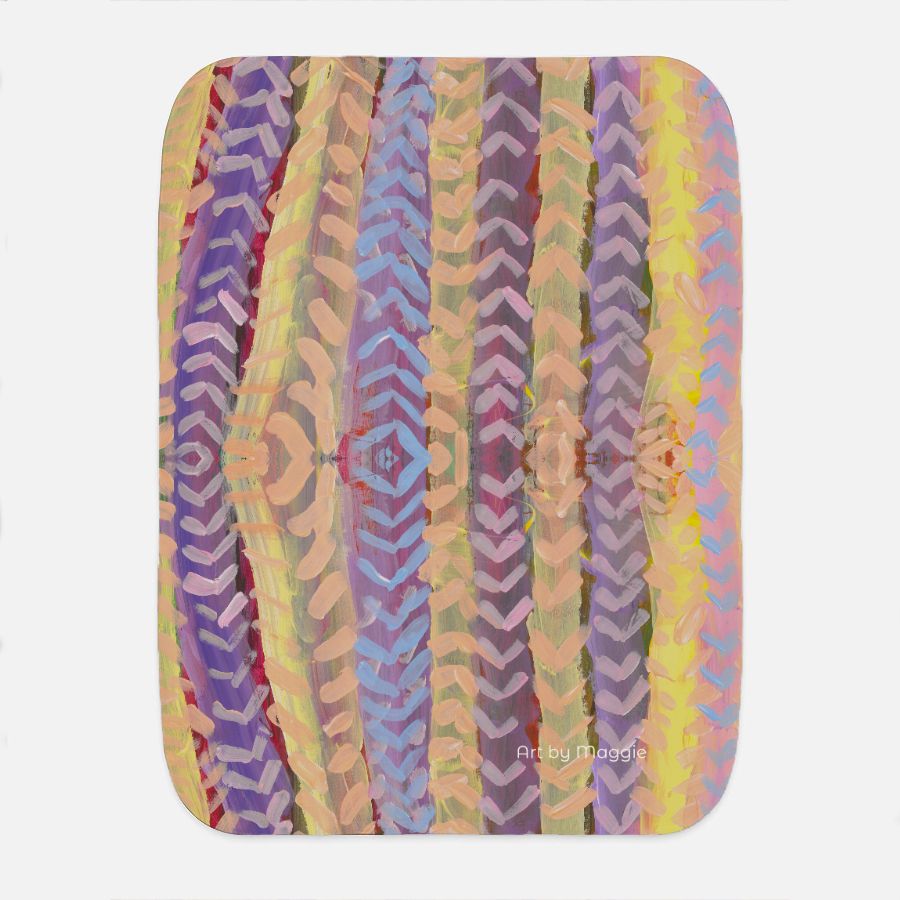 Baby Burp Cloth "Arrows"By Maggie