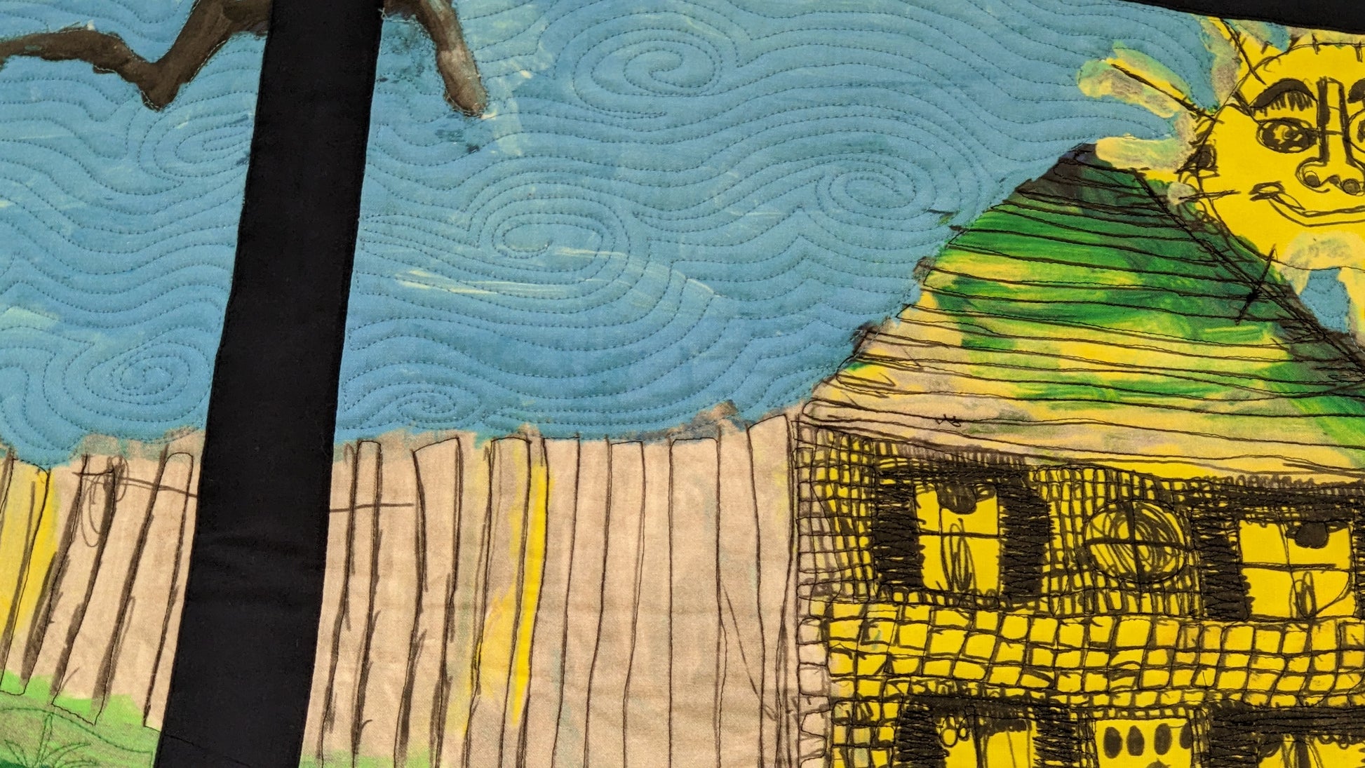 quilt of house painting