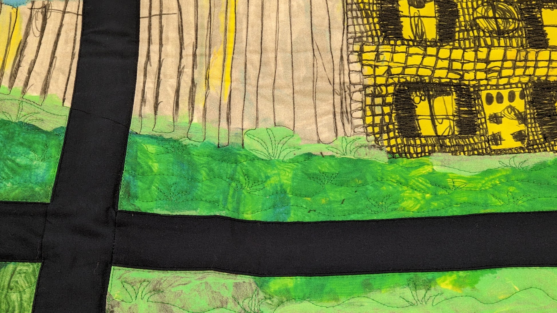 quilt of house painting