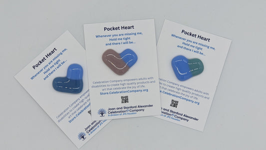 cards with glass hearts