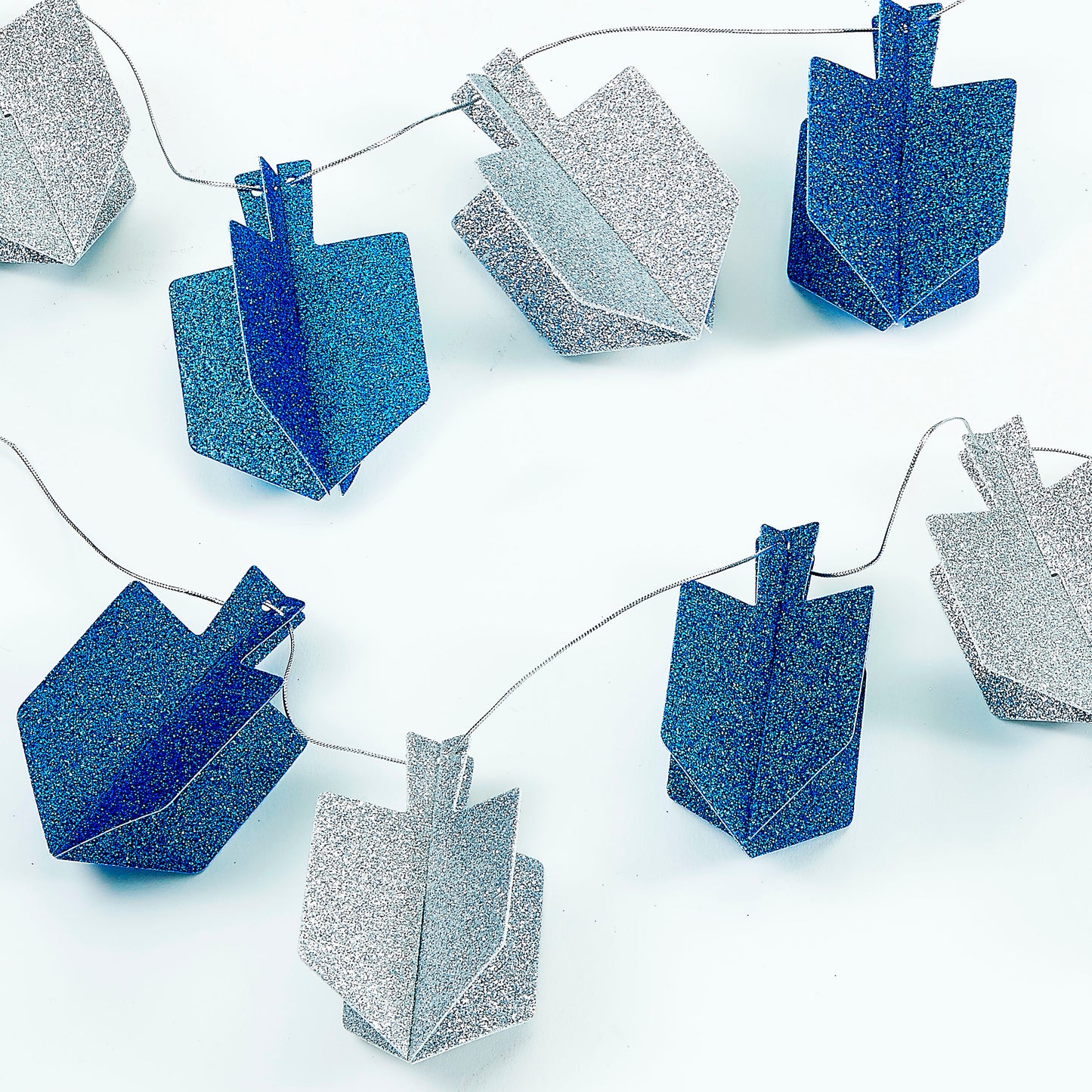 3d dreidel garland