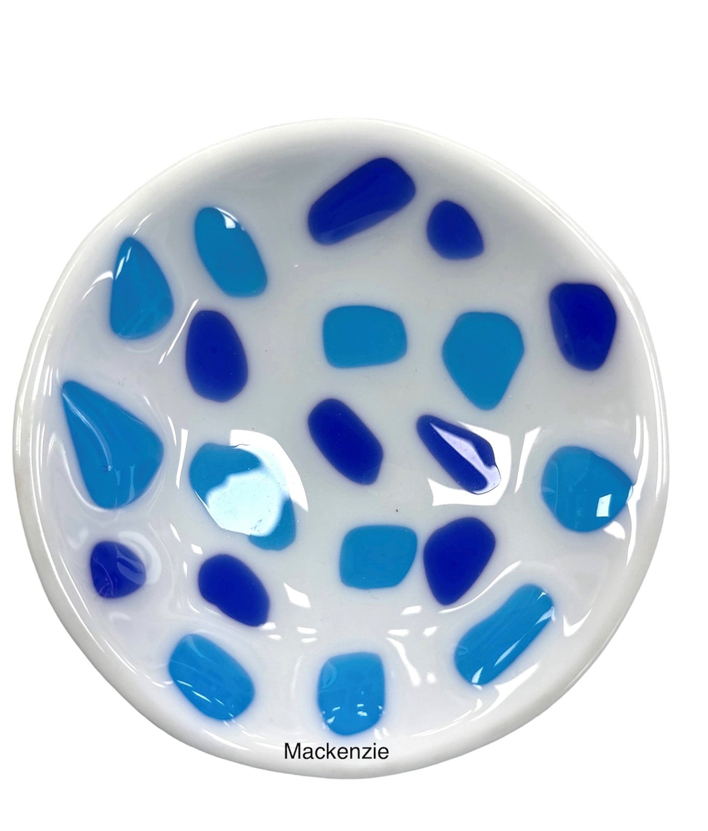 Mackenzie Mudd-Fused Glass Multicolor Bowl
