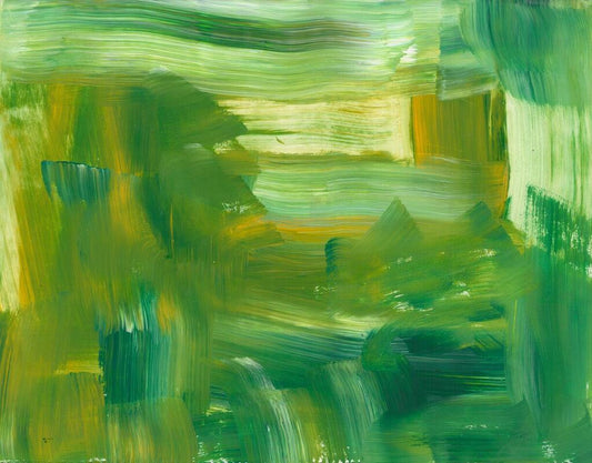varying shades of green