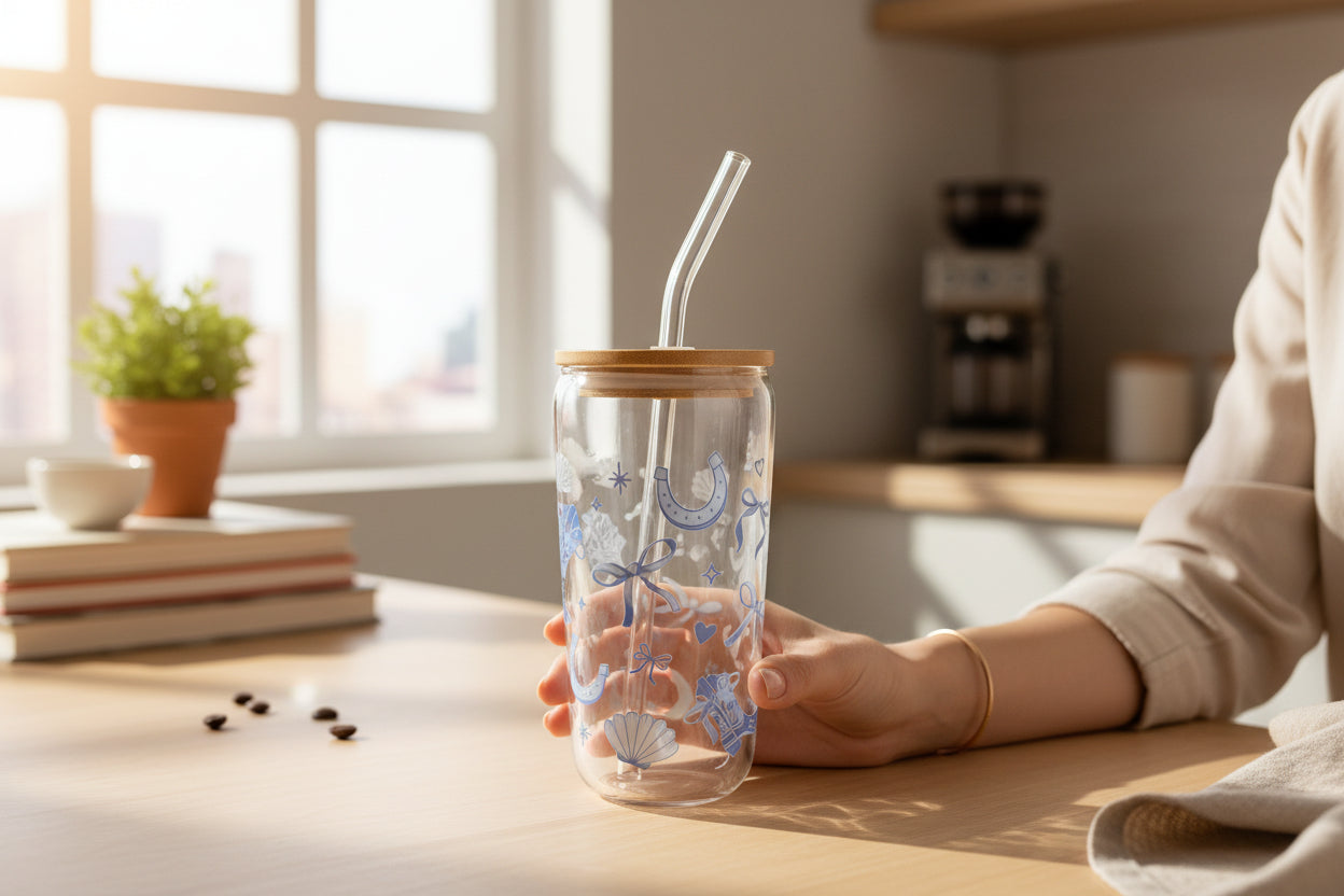 Iced Coffee Glass cup