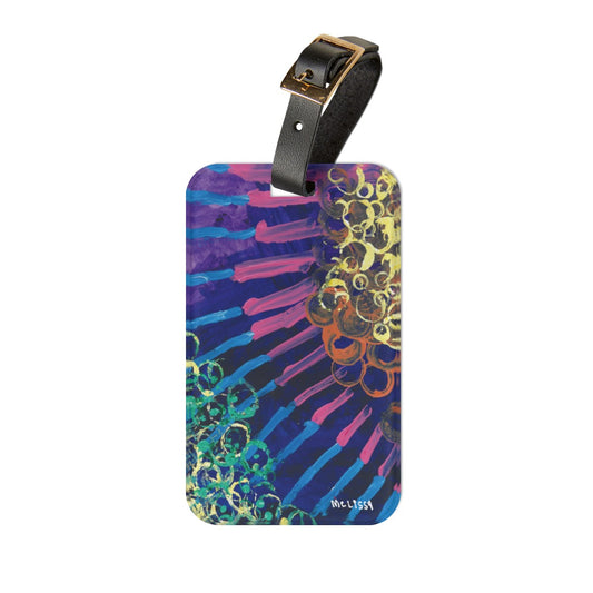 luggage tag f abstract painting