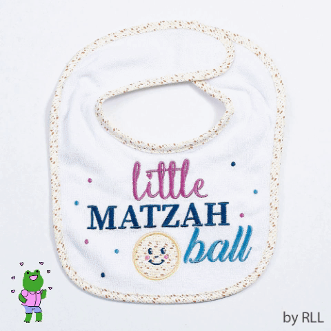 Clip shows Passover bibs