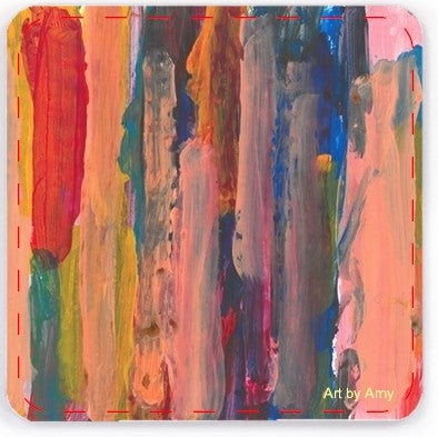 "Corpus"" Coasters Pack of 4 by Amy
