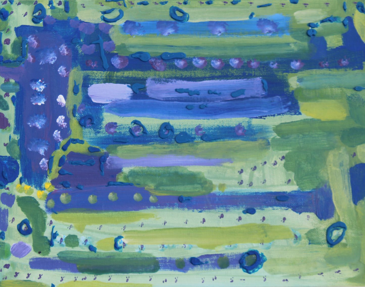 Footprints painting