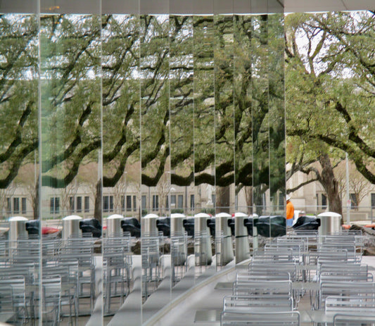 photograph of a reflection reflecting