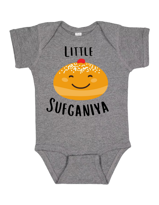 "Little Sufganiya"  Chanukah Onesie