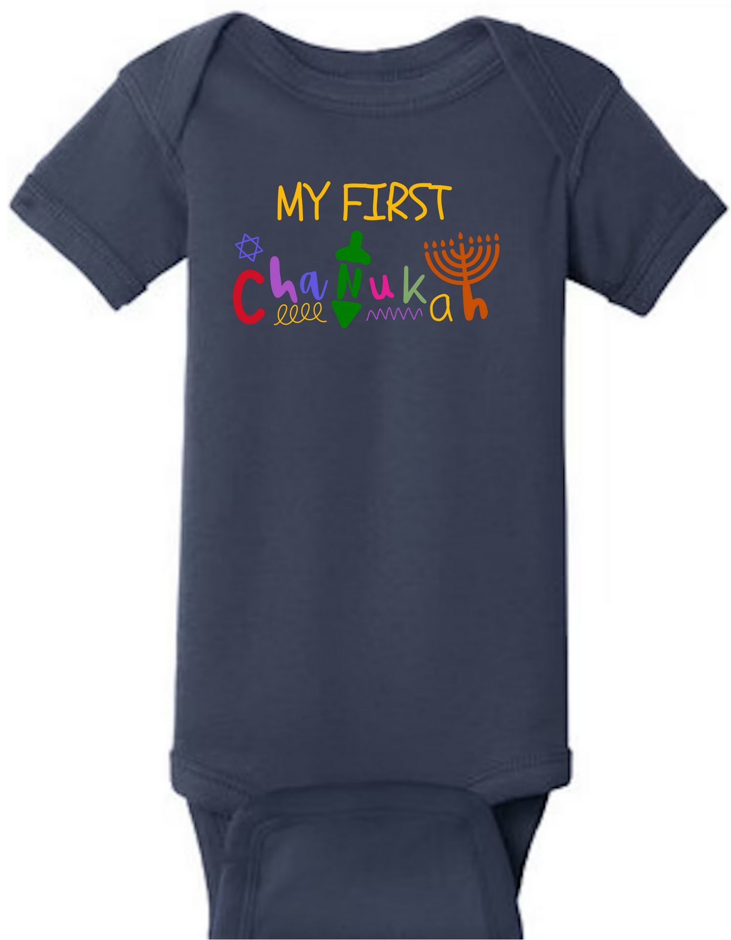 "My First Chanukah" Onesie