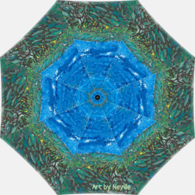 " Sky During Summer" Kids Umbrella by Neville