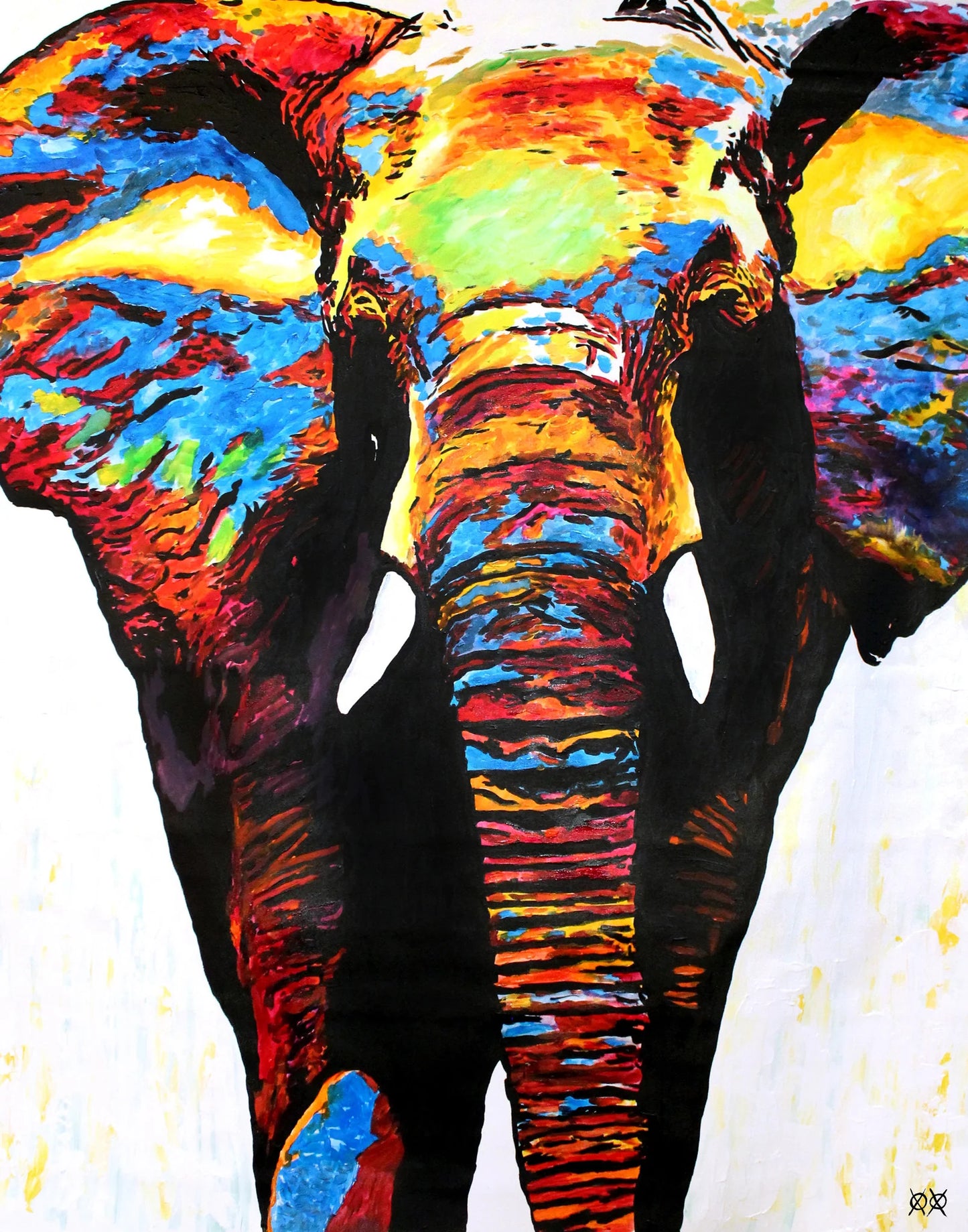 painting of elephant