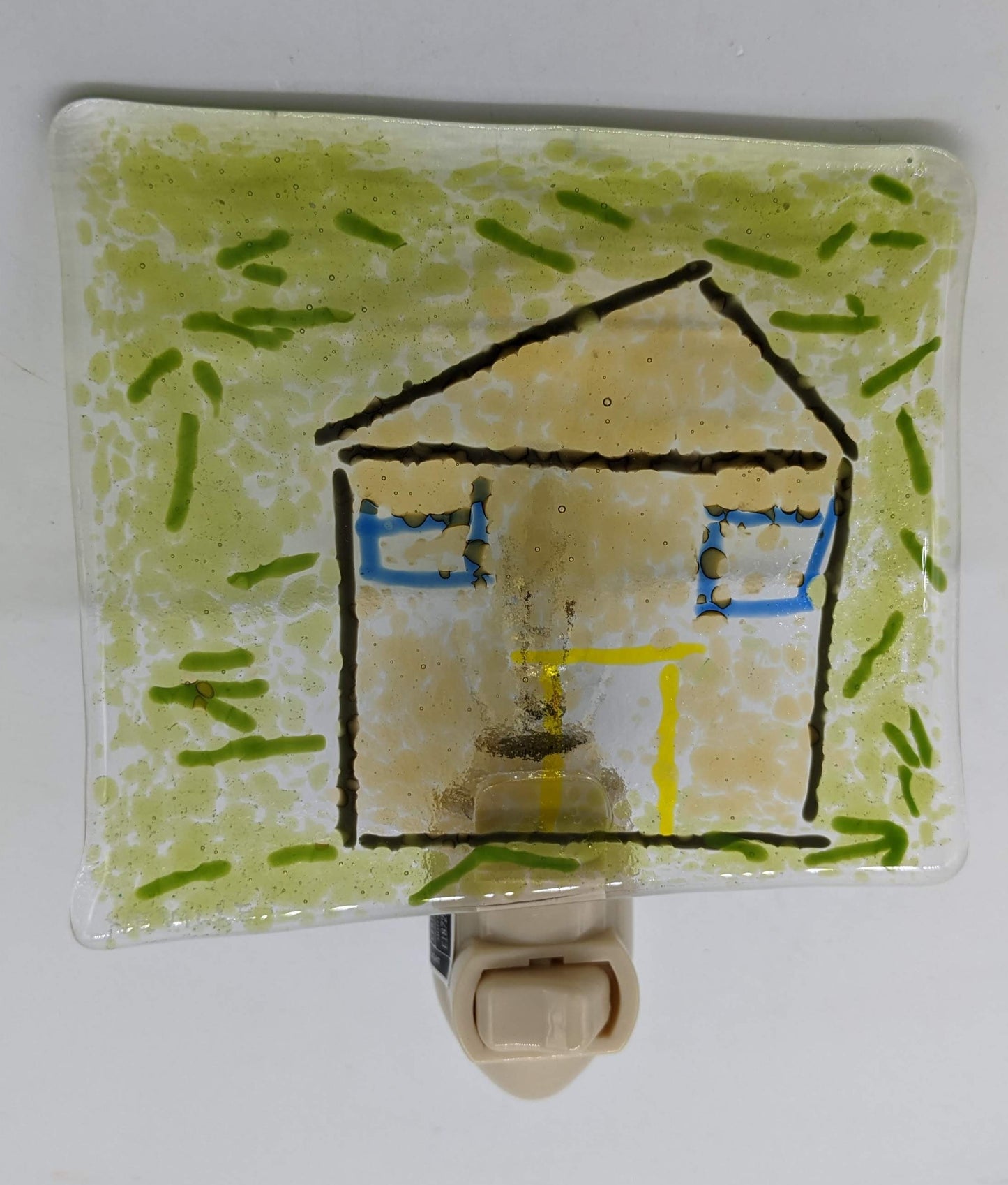 nightlight of house and trees