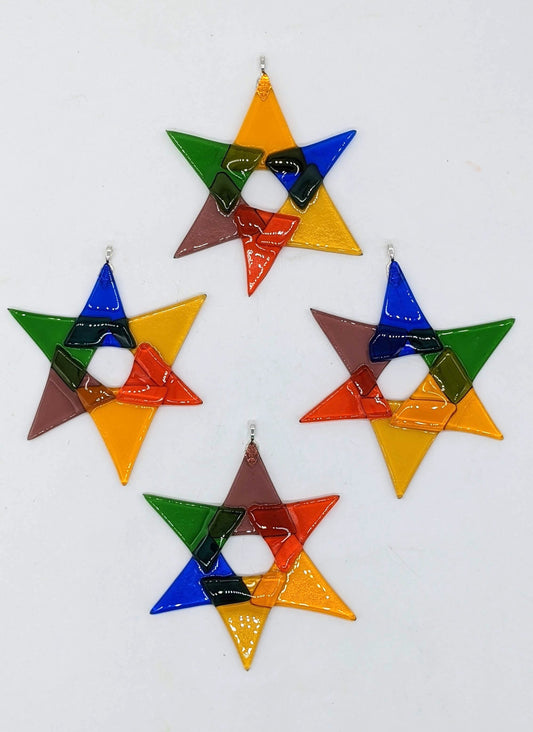 rainbow star on david sun catchers