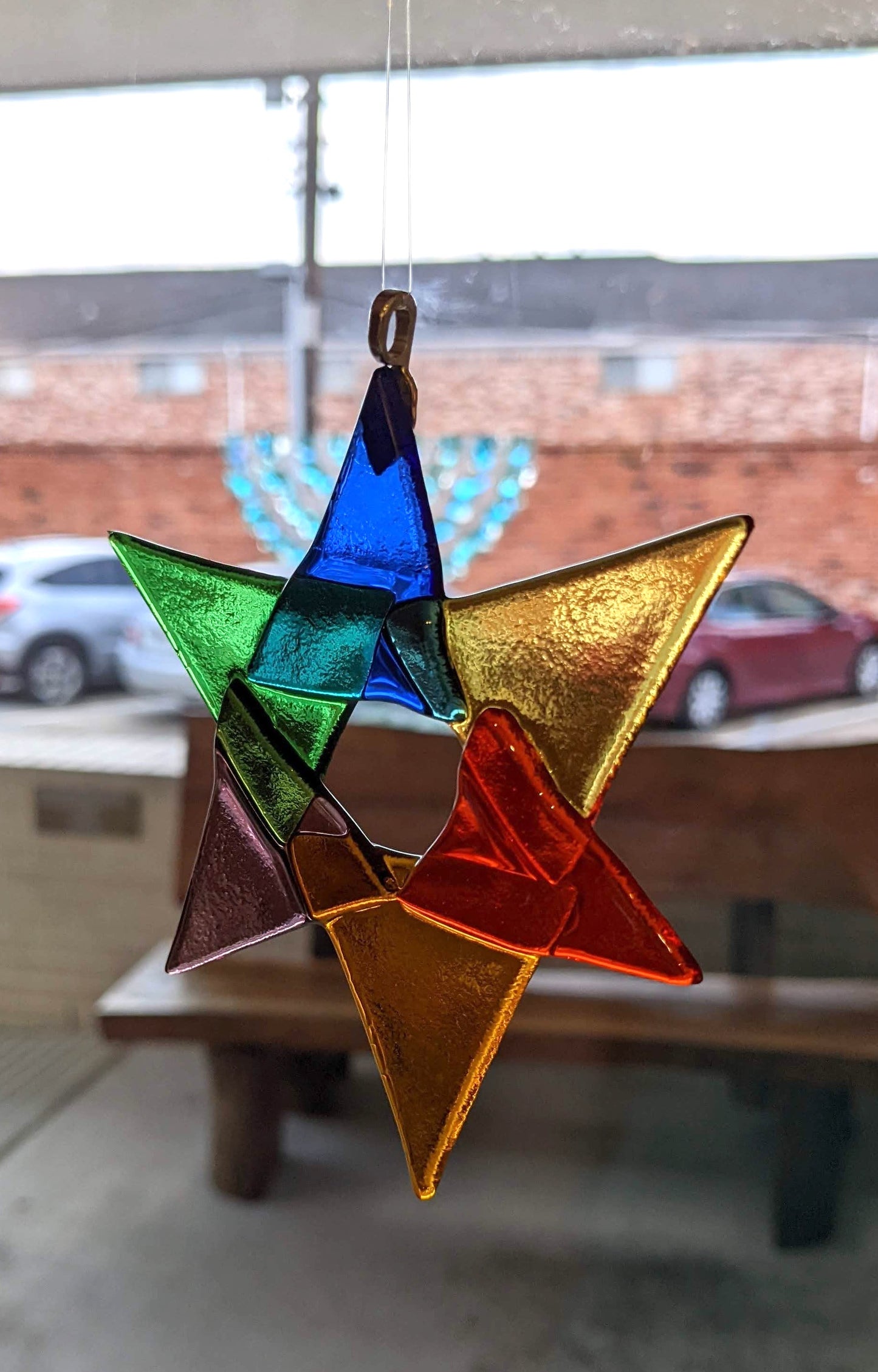 rainbow star on david sun catchers