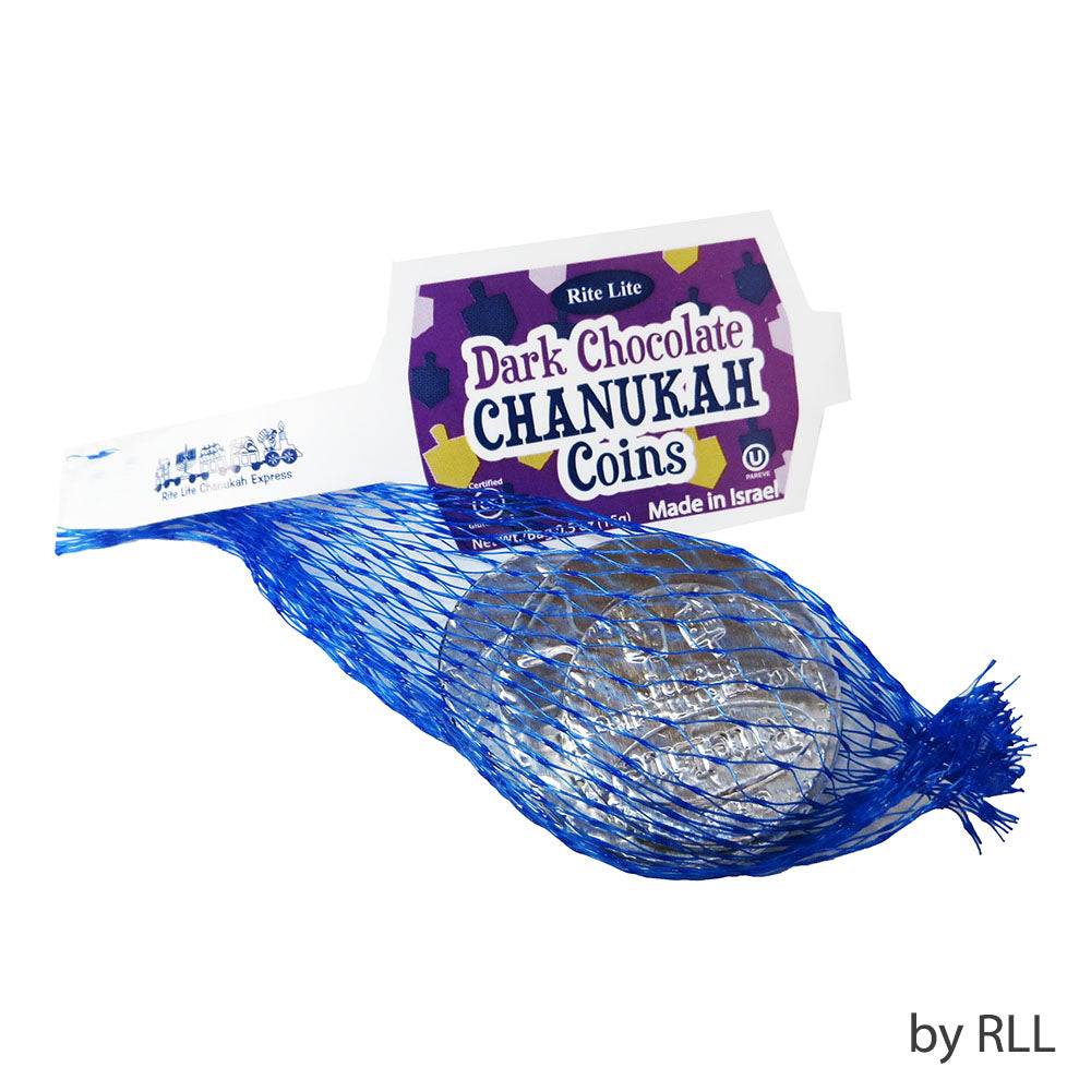 Chanukah Gelt Dark Chocolate Coins