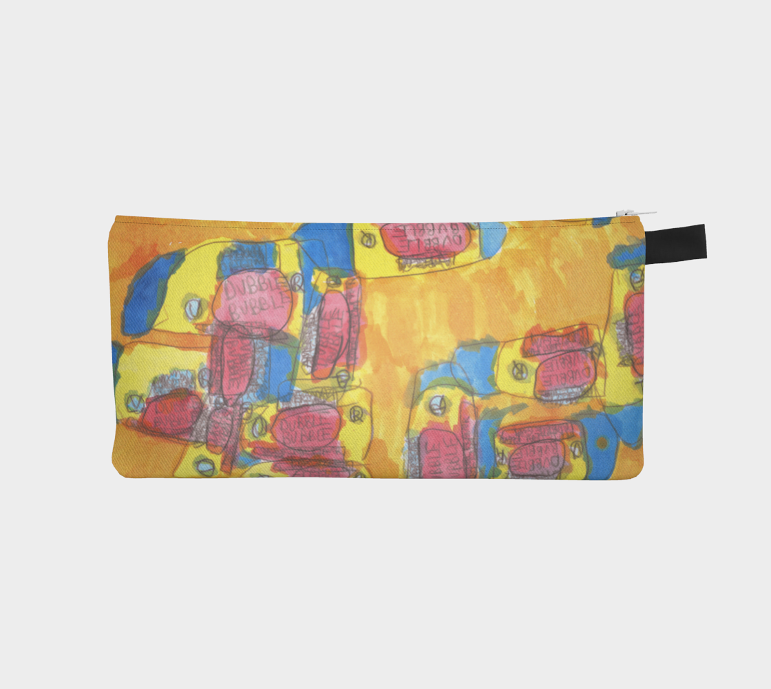 "Double Bubble What A Bubble" Pencil Case by Artie