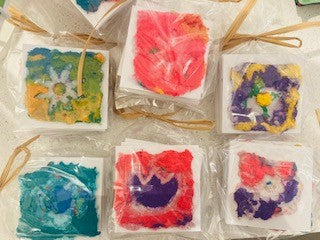 Handmade FLOWER Enclosure Cards (6/pack)