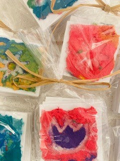 Handmade FLOWER Enclosure Cards (6/pack)