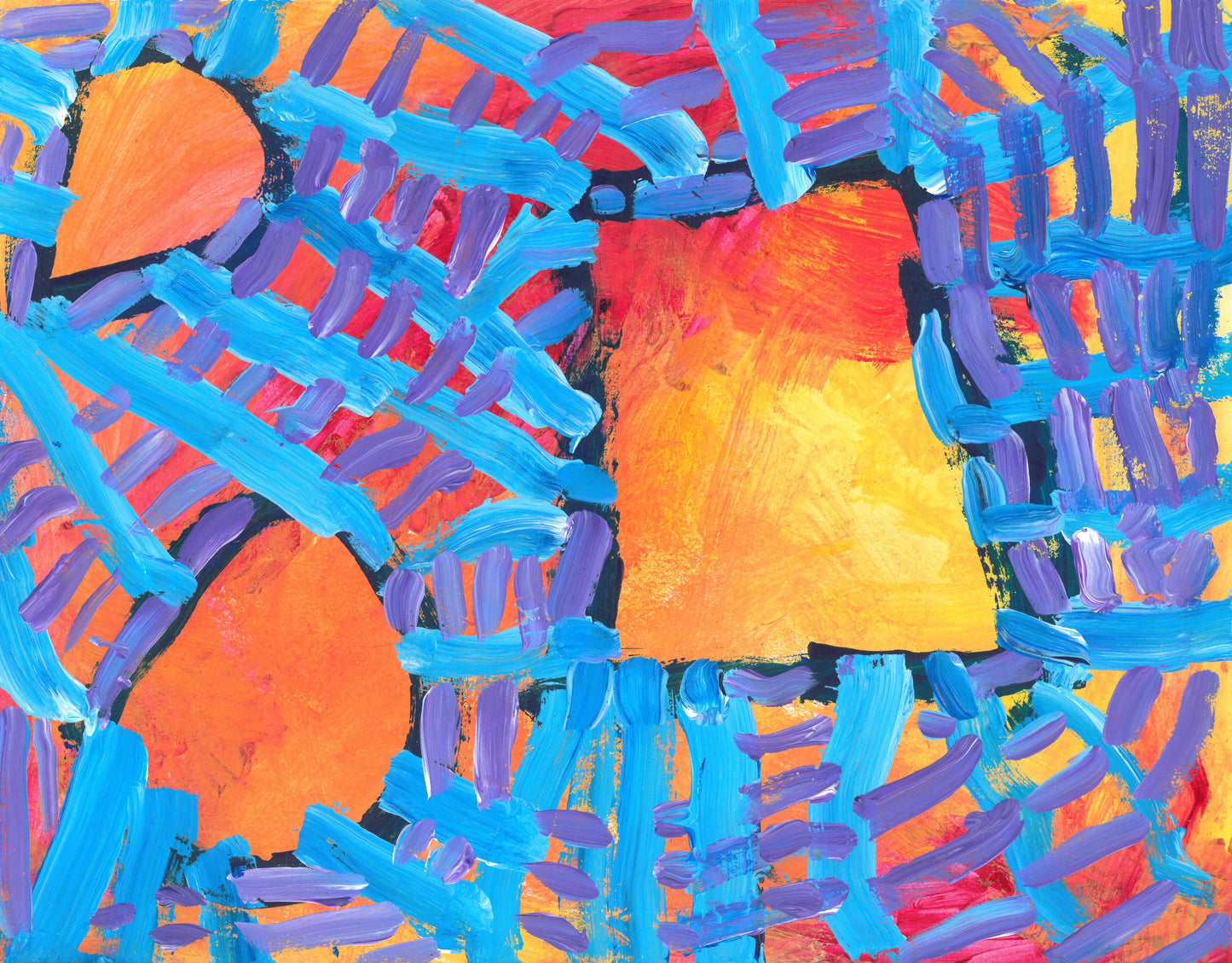 Spiderweb in the Sunlight painting