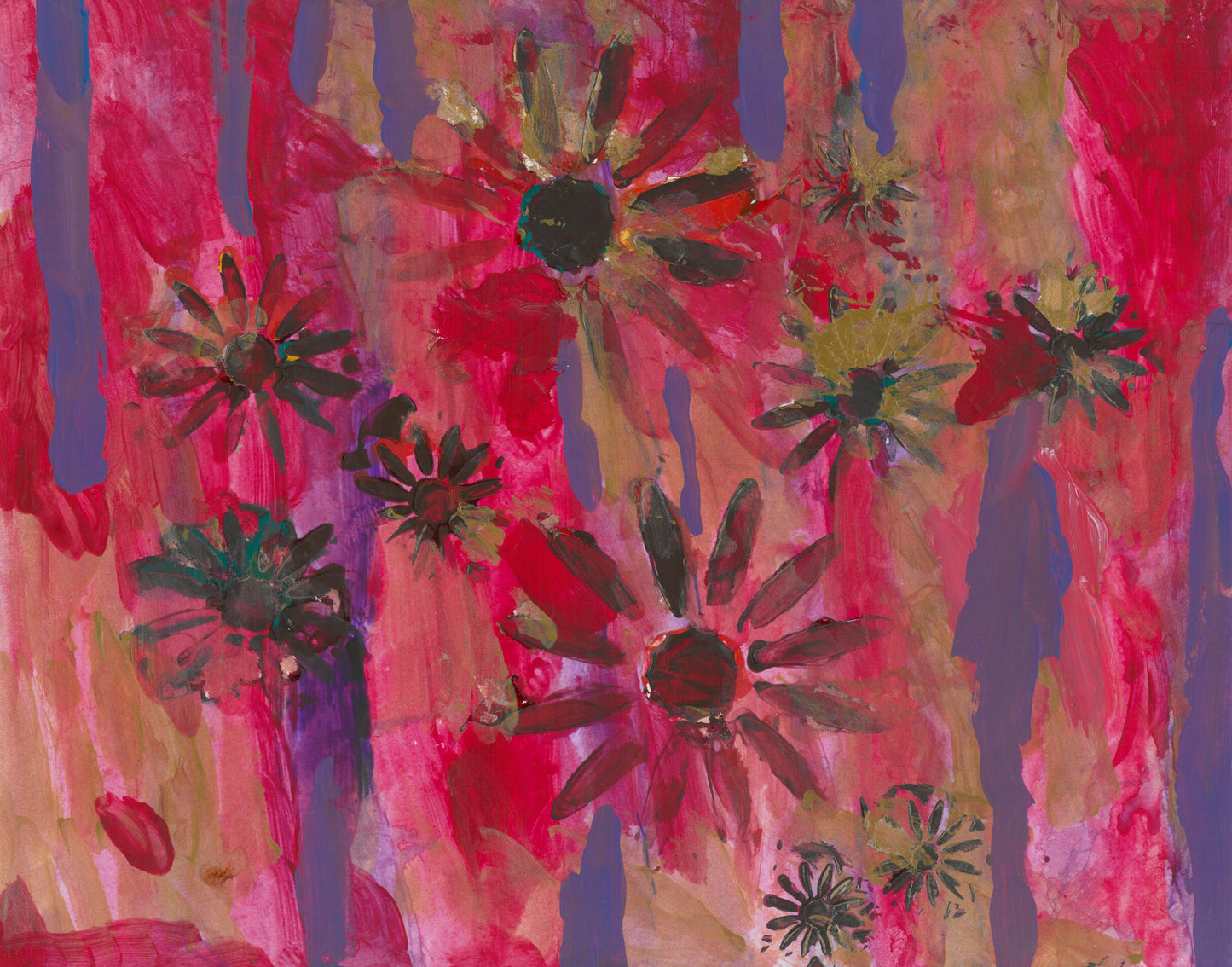 Floral Sunshine painting