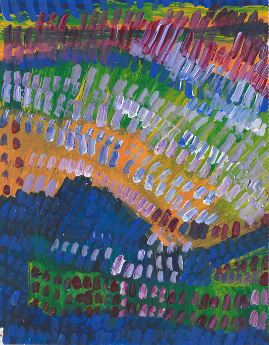 Many Lines Alive painting