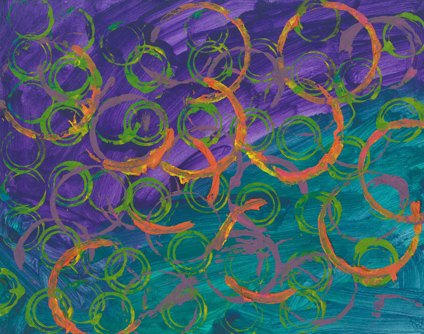 Rings of Planets painting
