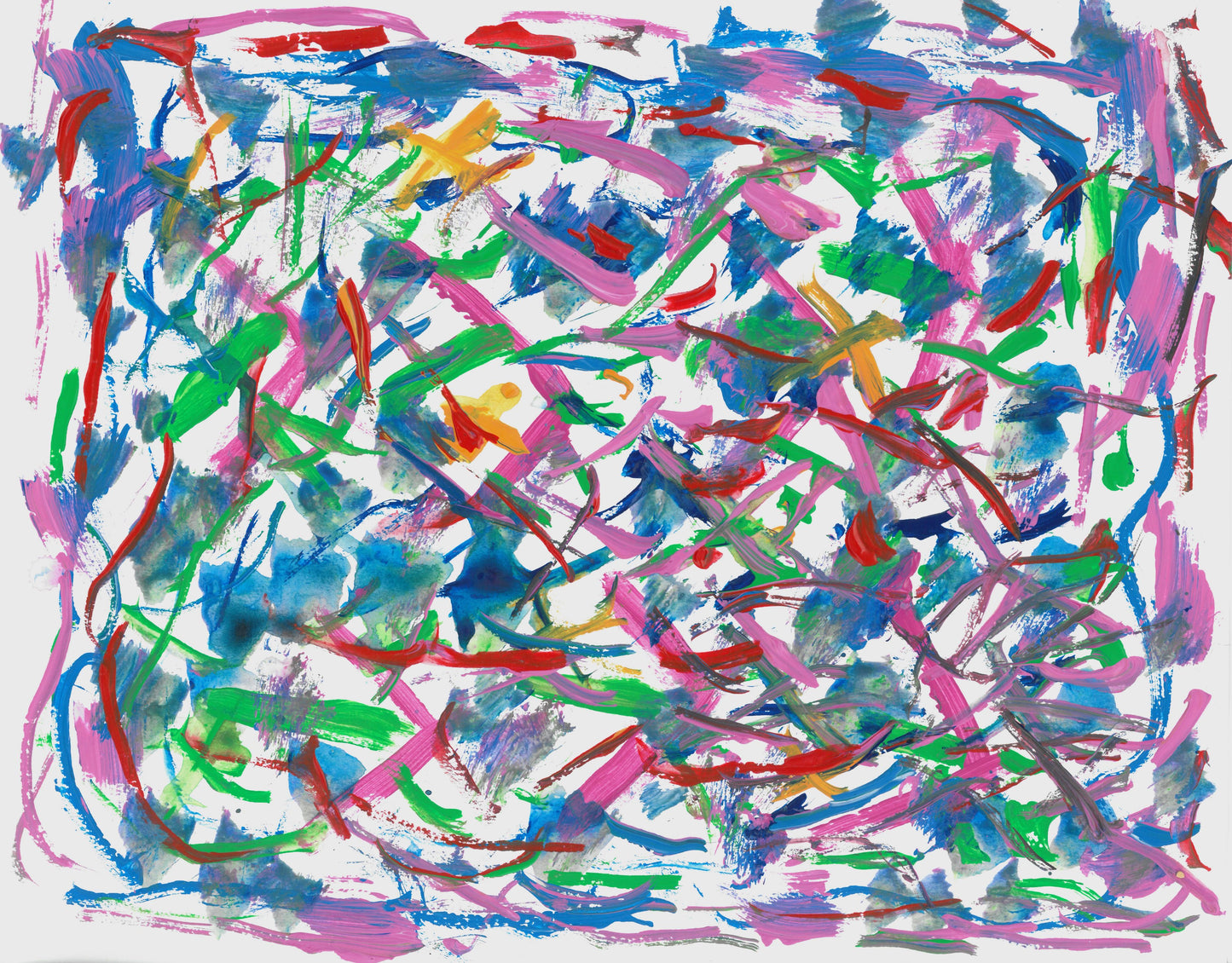 Rainbow Swirl painting