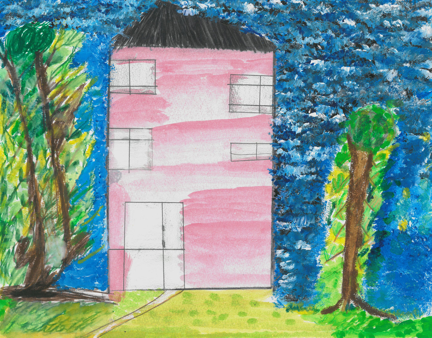 Vacation in Belize painting