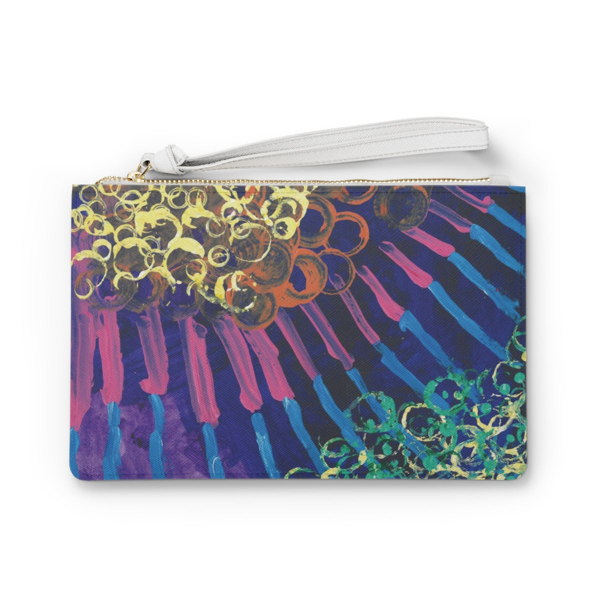 clutch with circular pattern