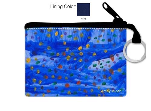 "Bubbles in the Water" Coin Purse by Micah