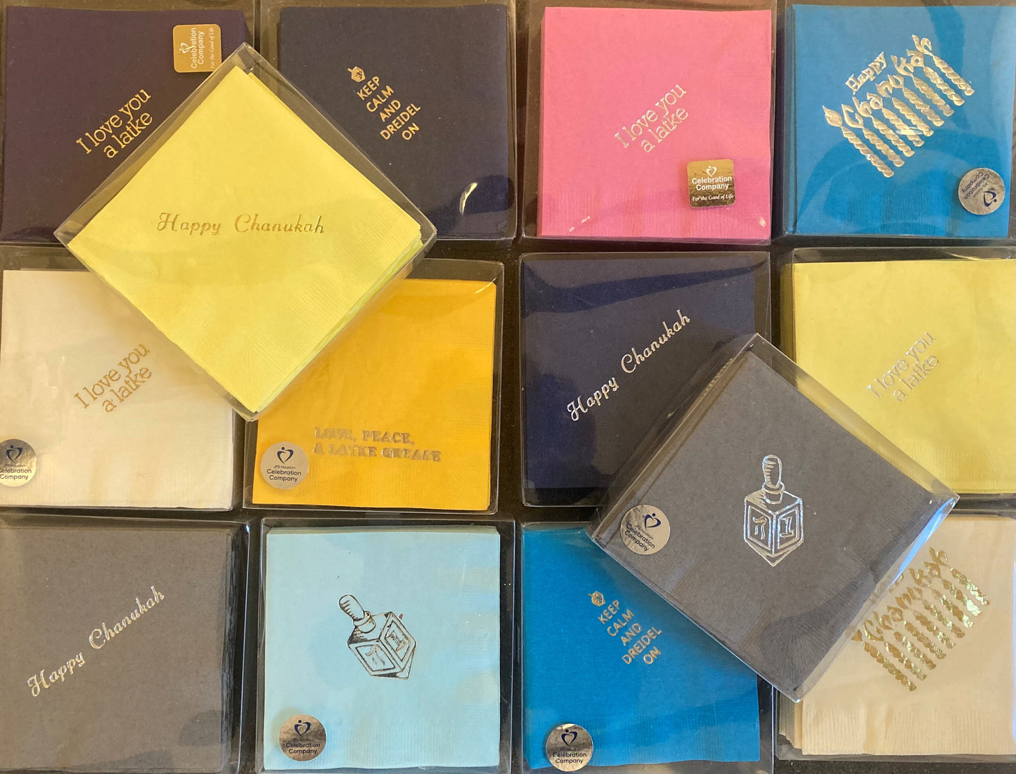 Chanukah Cocktail Napkins (25 Count) "Happy Chanukah"