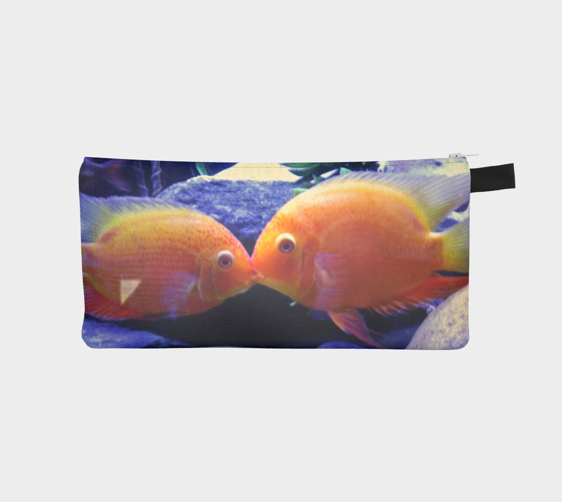 "Kissing Fish" Pencil Case by Gabrielle