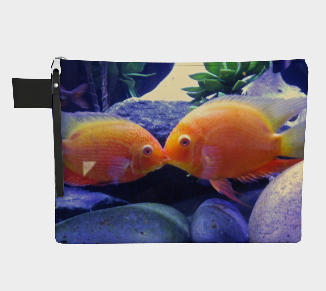 "Kissing Fish" Carryall Bag by Gabrielle