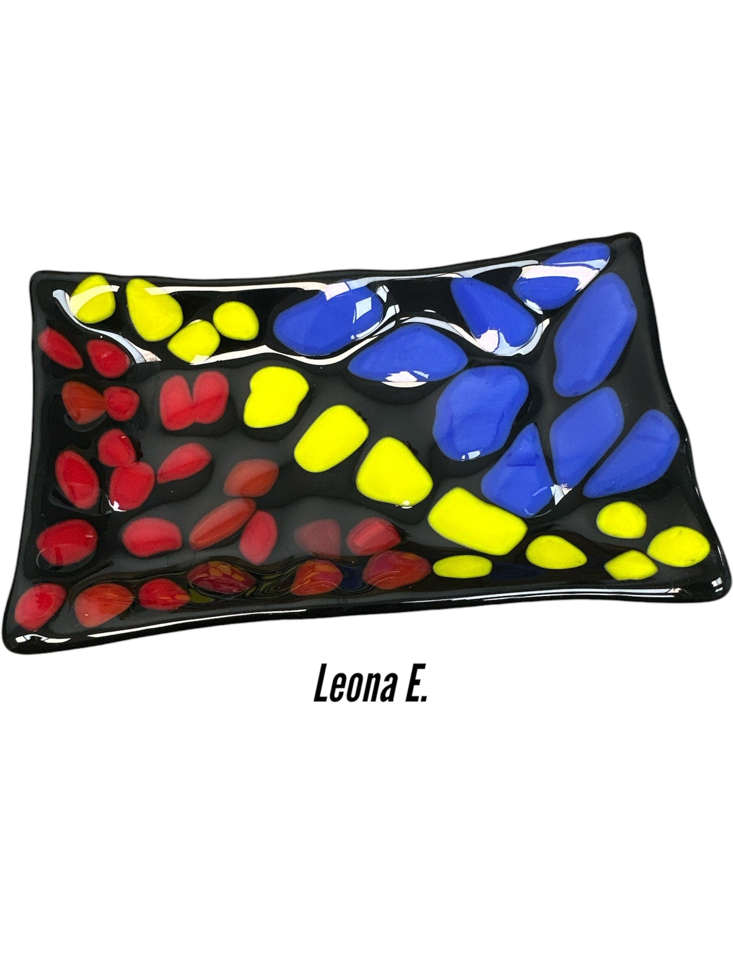 Leona's hand made Glass Tray