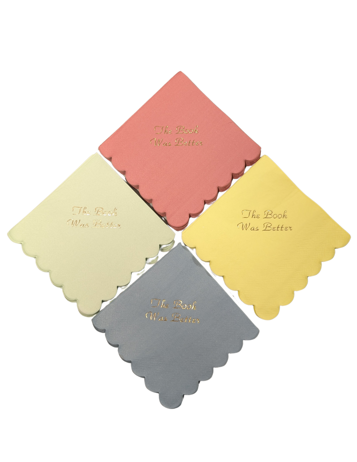 Book Fair Cocktail Napkins (25 count) "The Book Was Better"