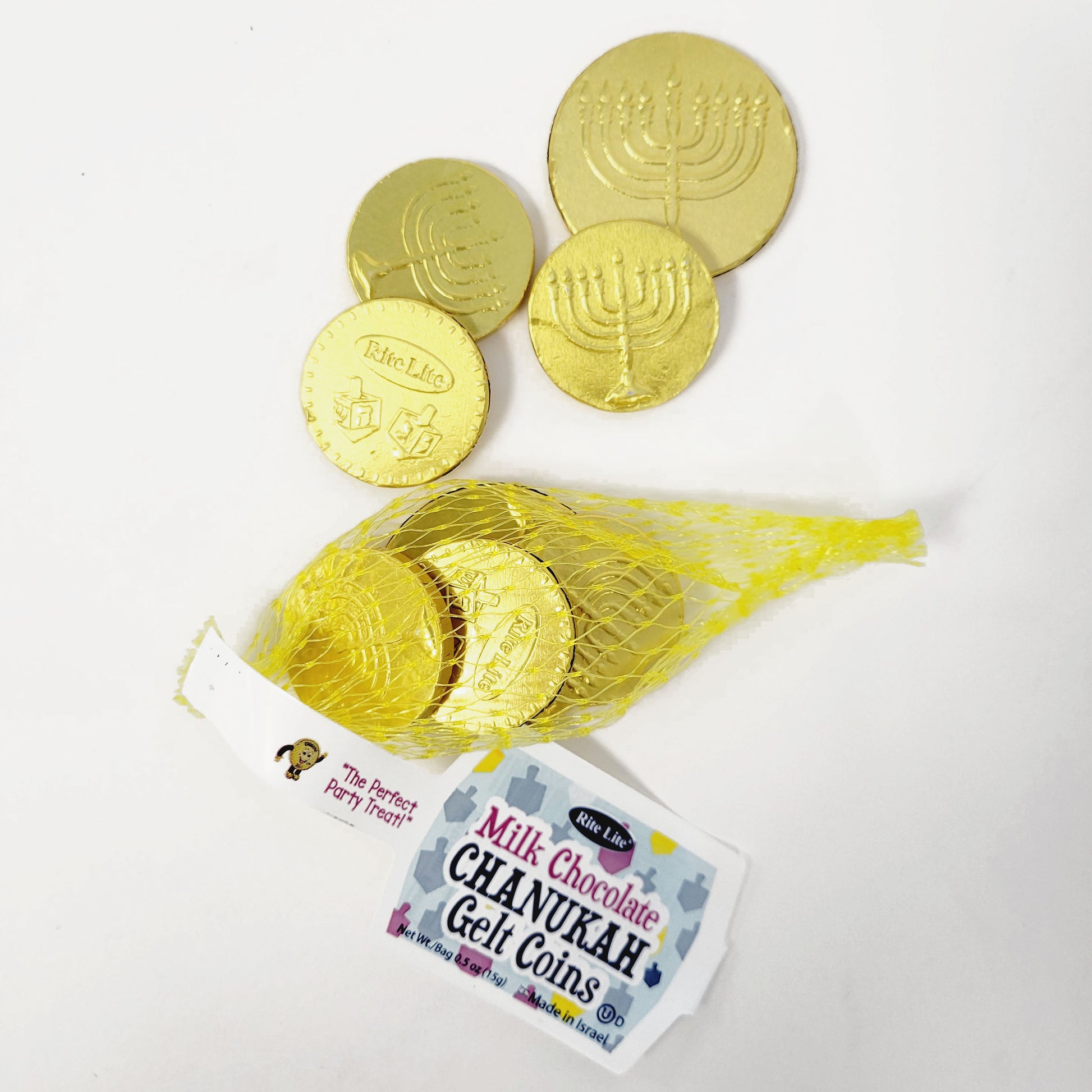 Gelt Small Bag of Chanukah Gelt Milk Chocolate Coins – Celebration Company