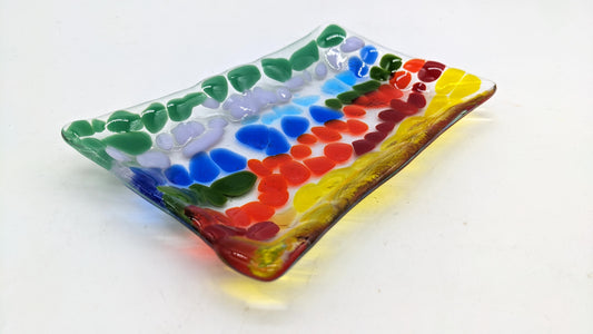 rainbow soap dish